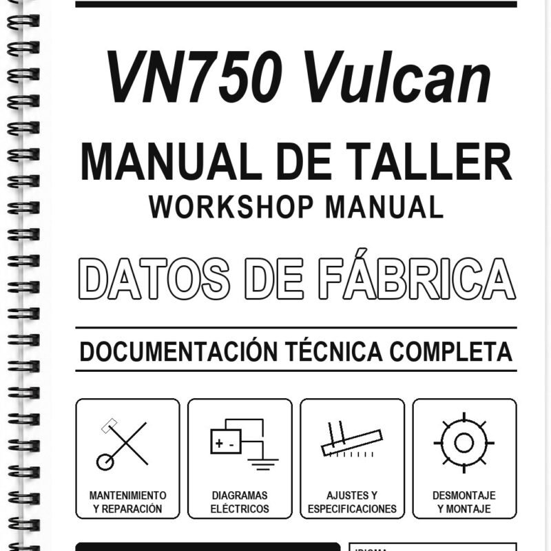 Manual de Taller Kawasaki VN750 Vulcan