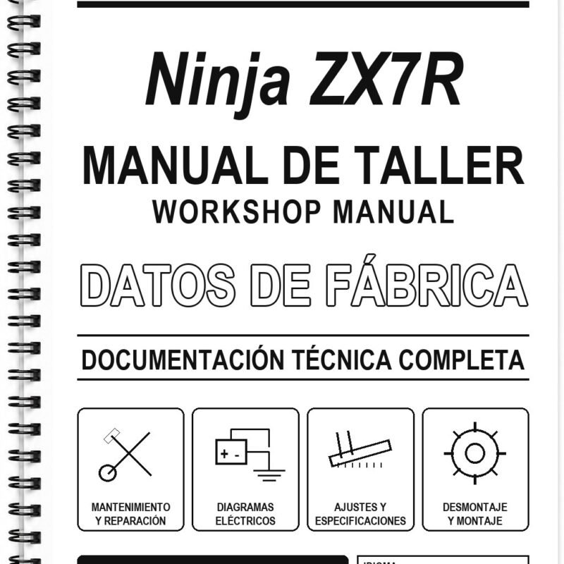Manual de Taller Kawasaki Ninja ZX7R (Portugués)