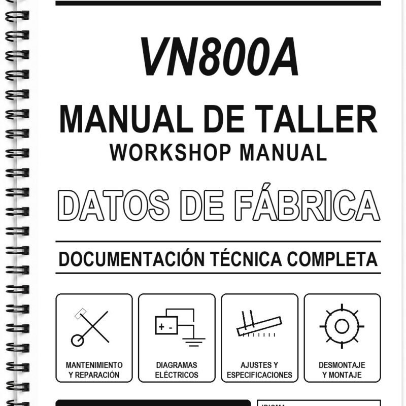 Manual de Taller Kawasaki VN800A (Inglés)