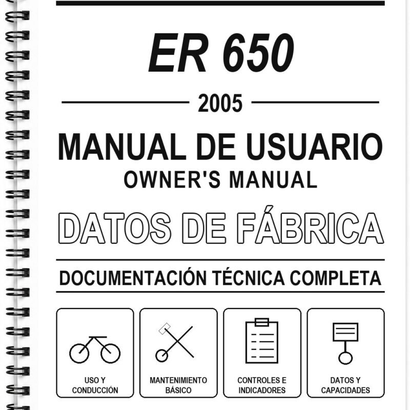 Manual de Usuario Kawasaki ER 650 (2005) (Alemán)