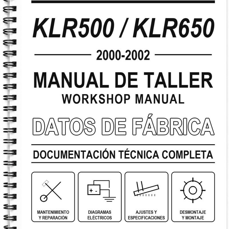 Manual de Taller Kawasaki KLR500 / KLR650 (2000-2002) (Portugués)