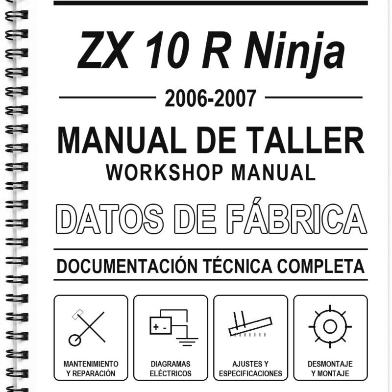 Manual de Taller Kawasaki ZX 10 R Ninja (2006-2007) (Portugués)