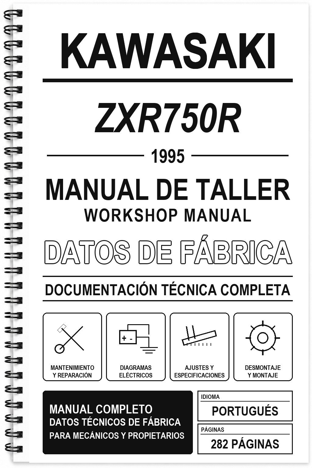 Manual de Taller Kawasaki ZXR750R (1995) (Portugués)