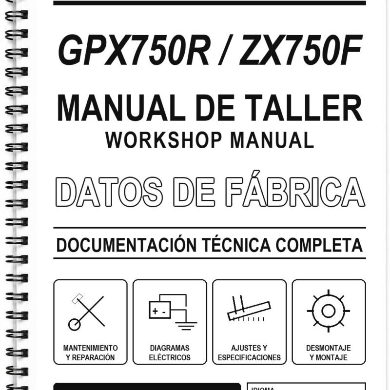 Manual de Taller Kawasaki GPX750R / ZX750F (Alemán)