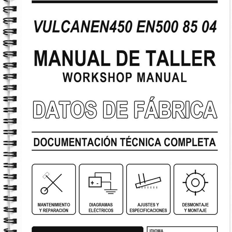 Manual de Taller Kawasaki VULCANEN450 EN500 85 04