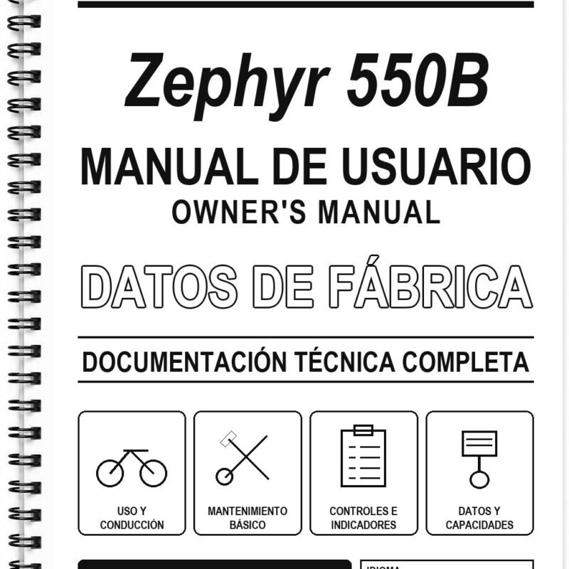 Manual de Usuario Kawasaki Zephyr 550B (Inglés)
