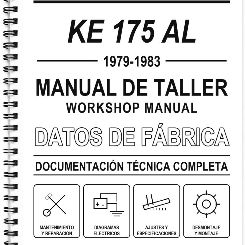 Manual de Taller Kawasaki KE 175 AL (1979-1983)