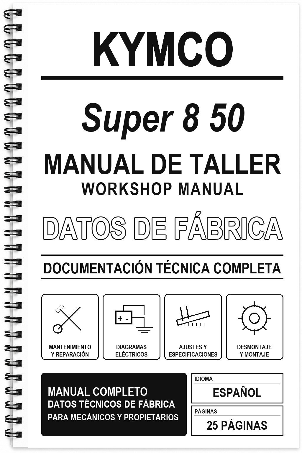 Manual de Taller Kymco Super 8 50