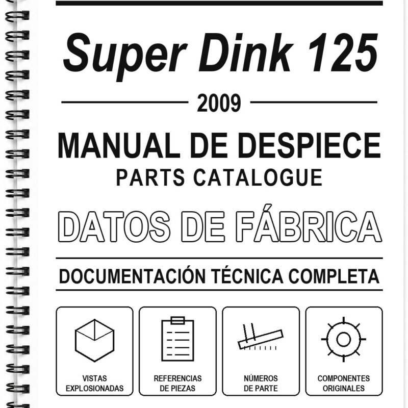Manual de Despiece Kymco Super Dink 125 (2009) (Portugués)
