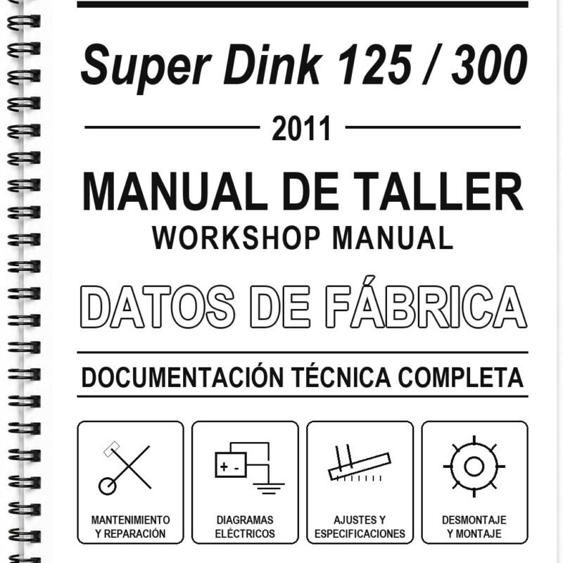 Manual de Taller Kymco Super Dink 125 / 300 (2011)