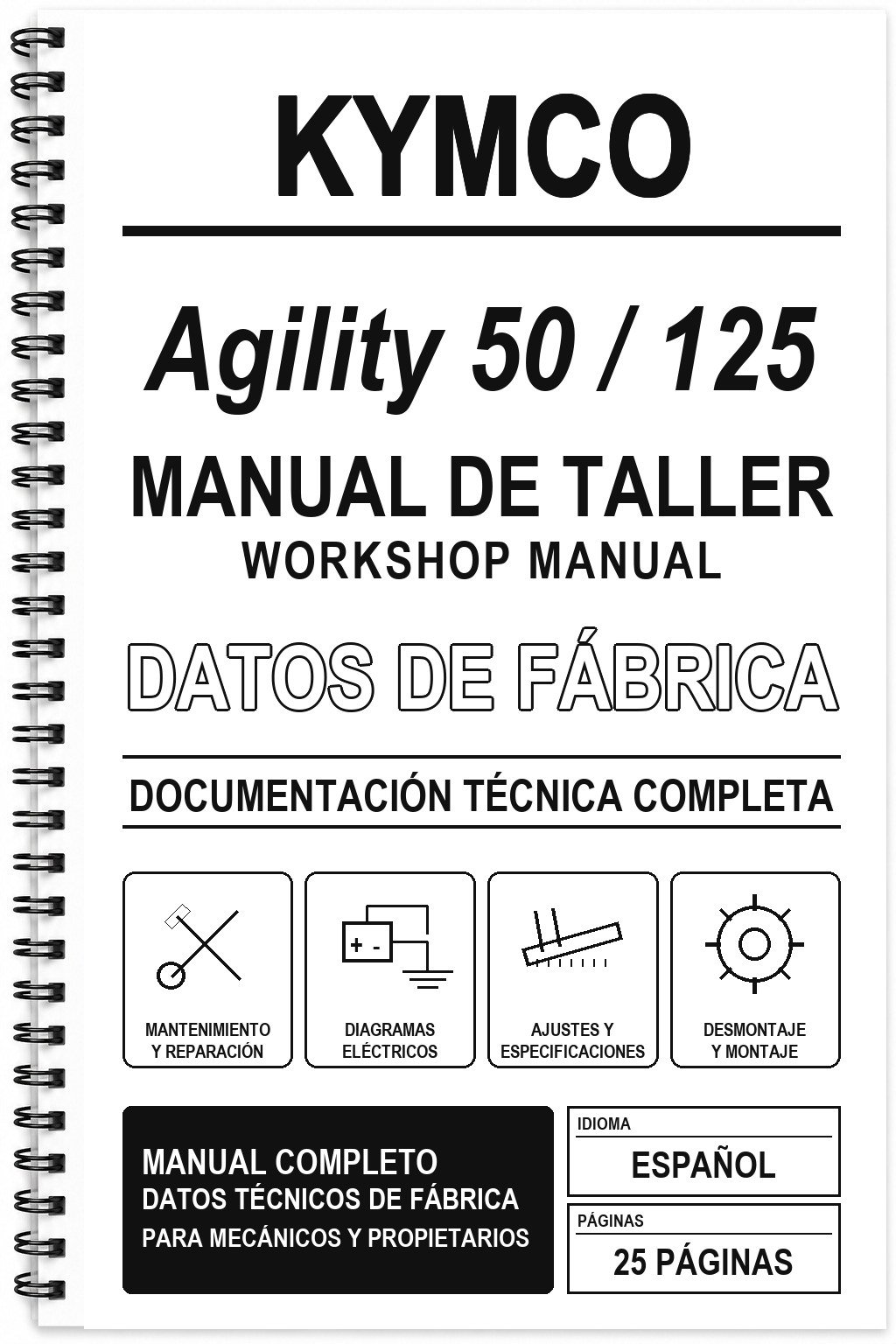 Manual de Taller Kymco Agility 50 / 125