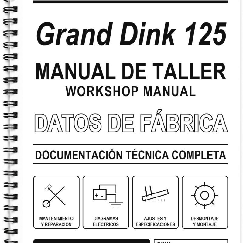 Manual de Taller Kymco Grand Dink 125 (Inglés)