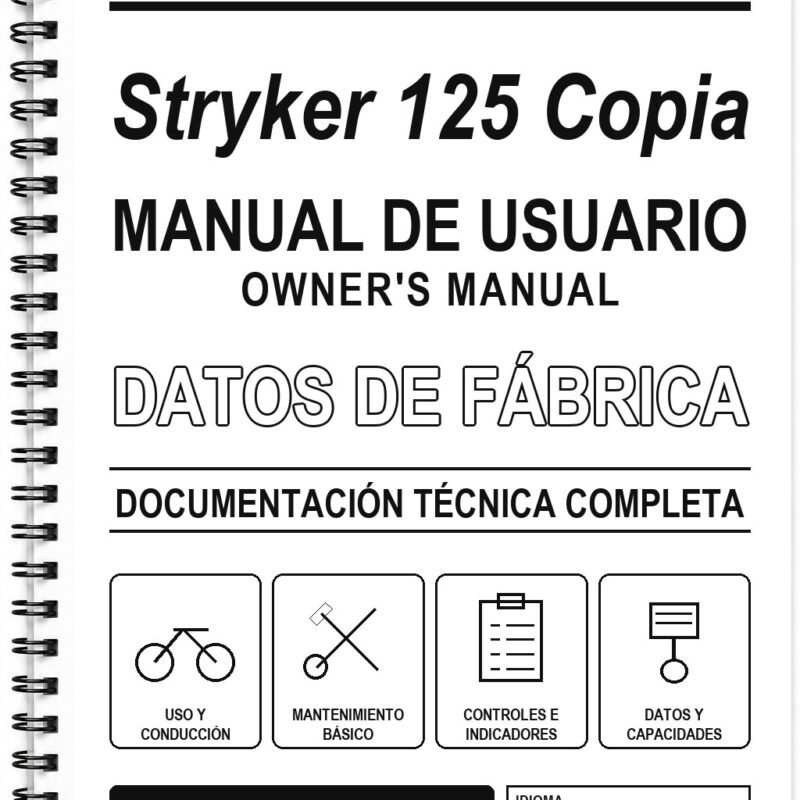 Manual de Usuario Kymco Stryker 125 Copia (Inglés)