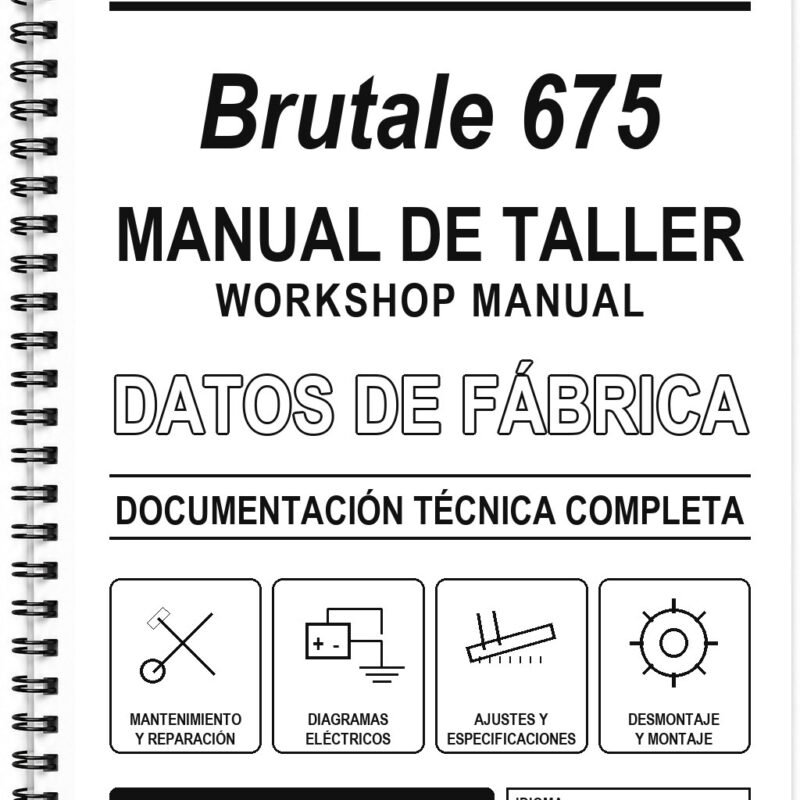 Manual de Taller MV Agusta Brutale 675 (Inglés)