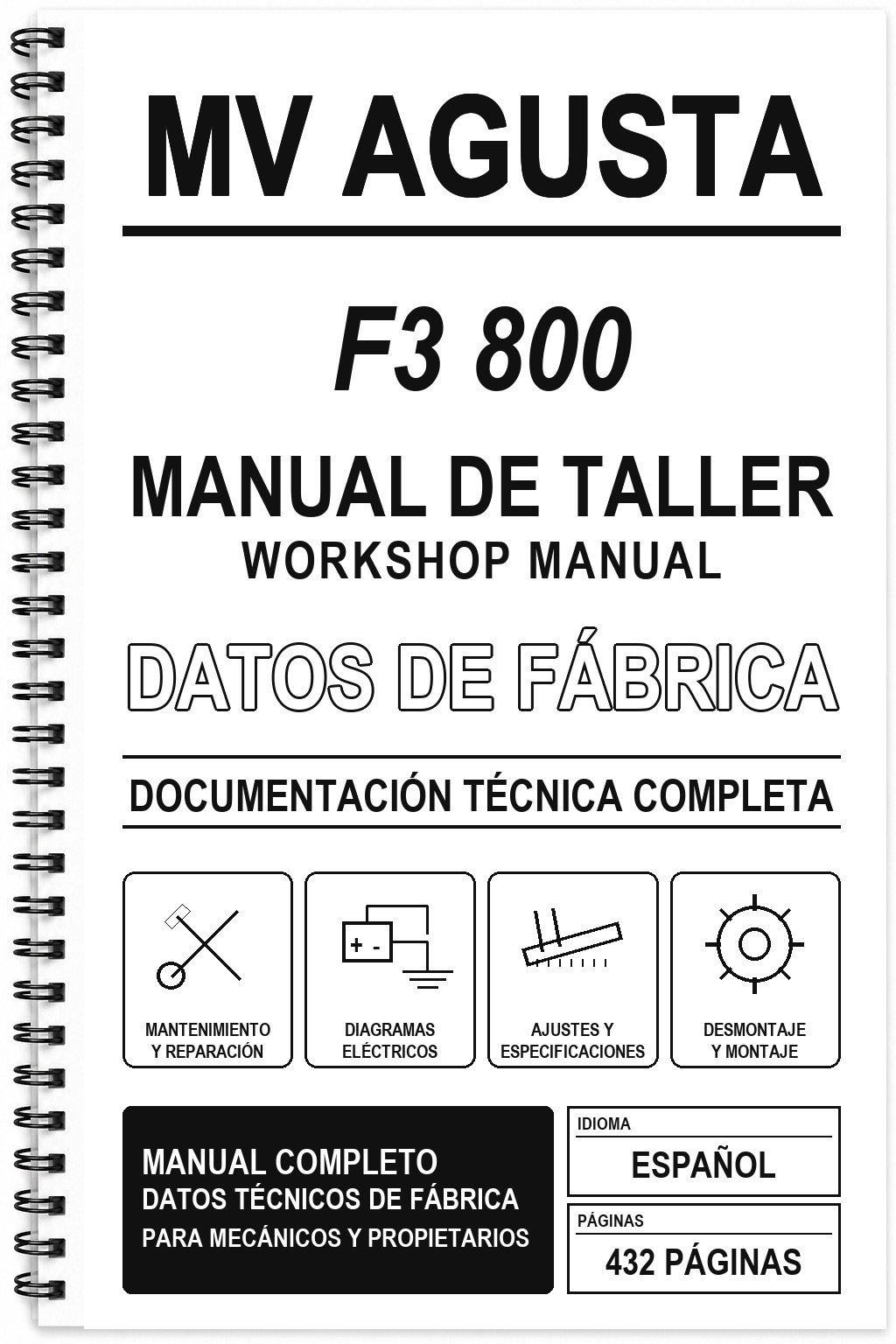 Manual de Taller MV Agusta F3 800
