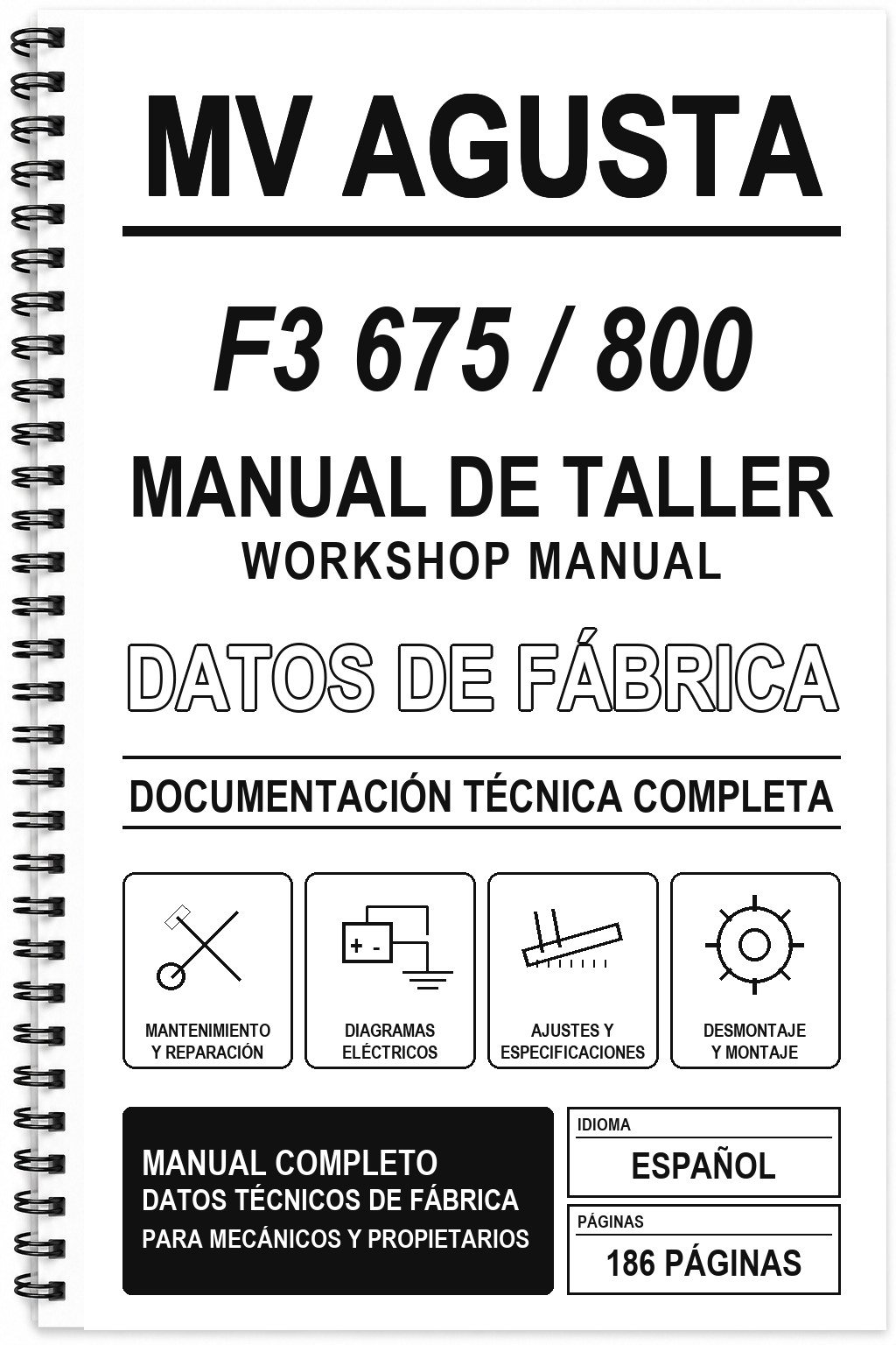 Manual de Taller MV Agusta F3 675 / 800