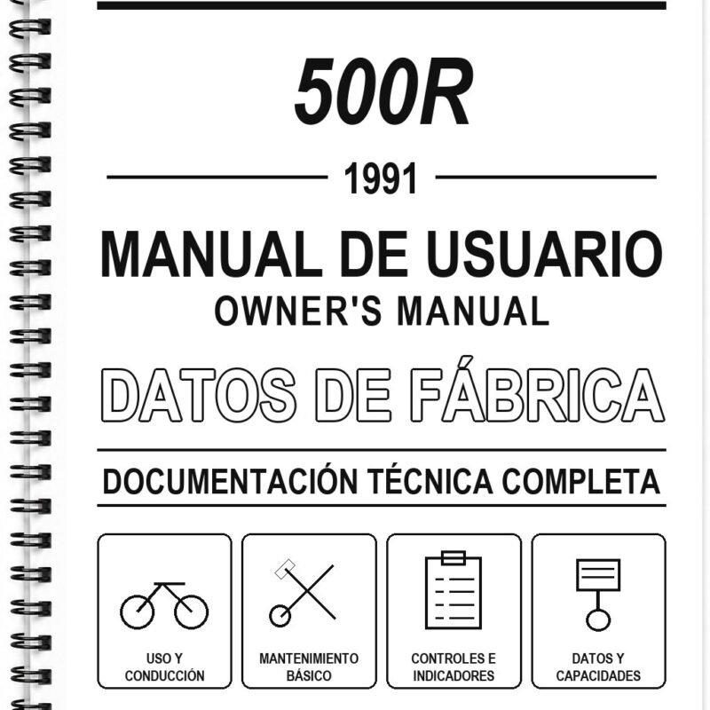 Manual de Usuario MZ 500R (1991) (Alemán)
