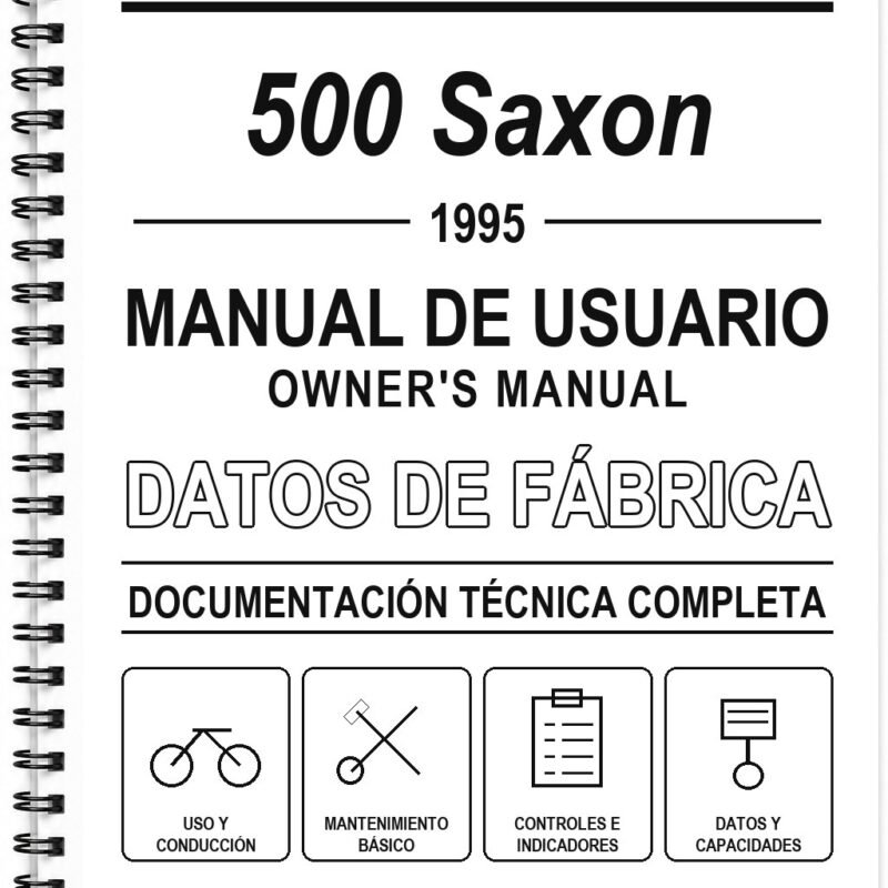 Manual de Usuario MZ 500 Saxon (1995) (Alemán)