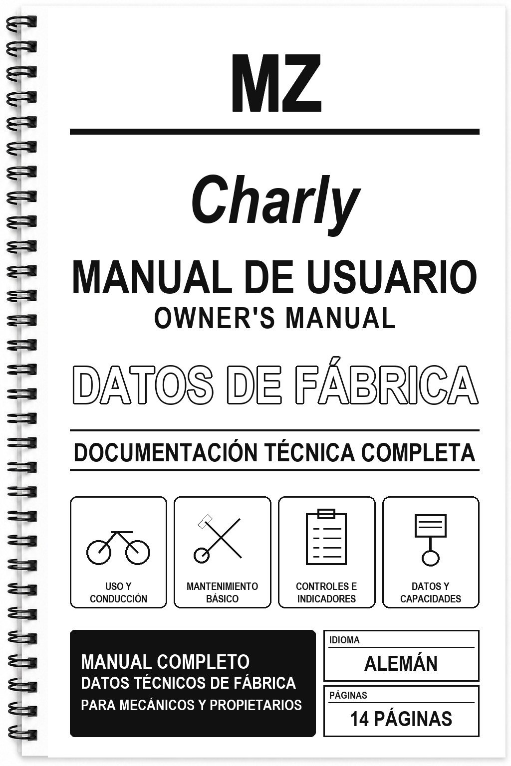 Manual de Usuario MZ Charly (Alemán)