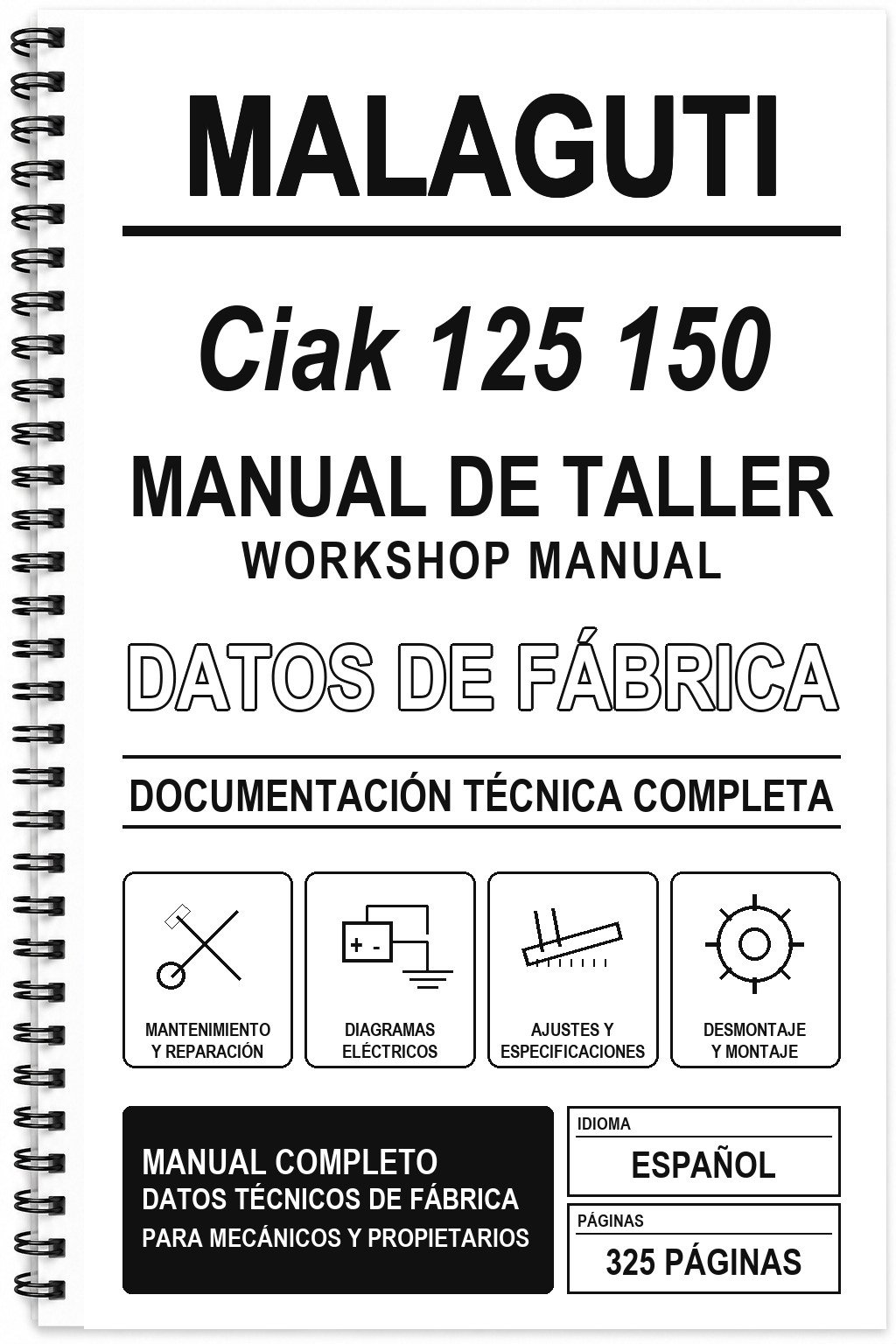 Manual de Taller Malaguti Ciak 125 150