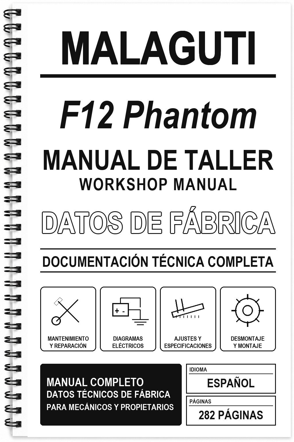 Manual de Taller Malaguti F12 Phantom