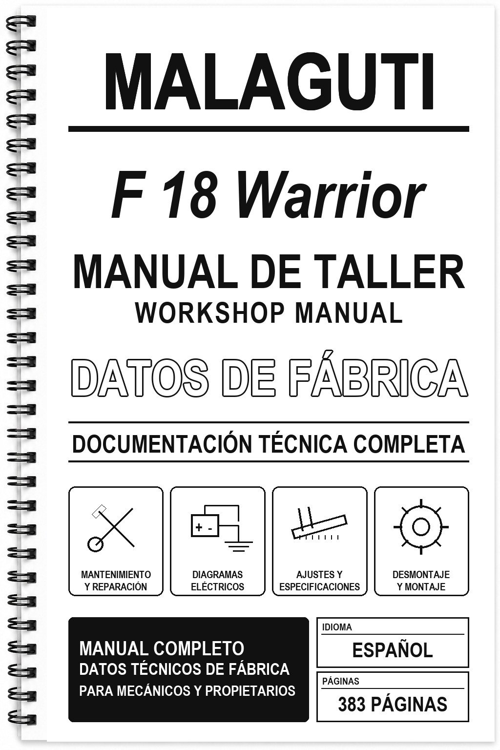 Manual de Taller Malaguti F 18 Warrior