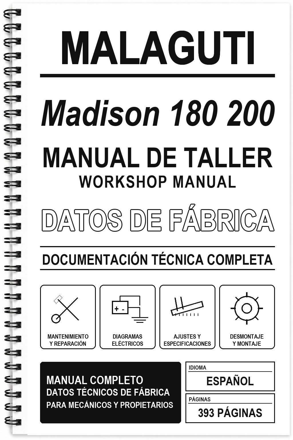 Manual de Taller Malaguti Madison 180 200