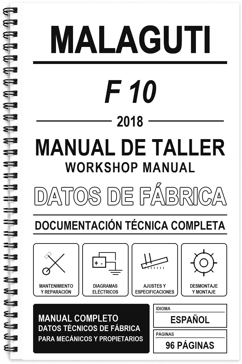 Manual de Taller Malaguti F 10 (2018)