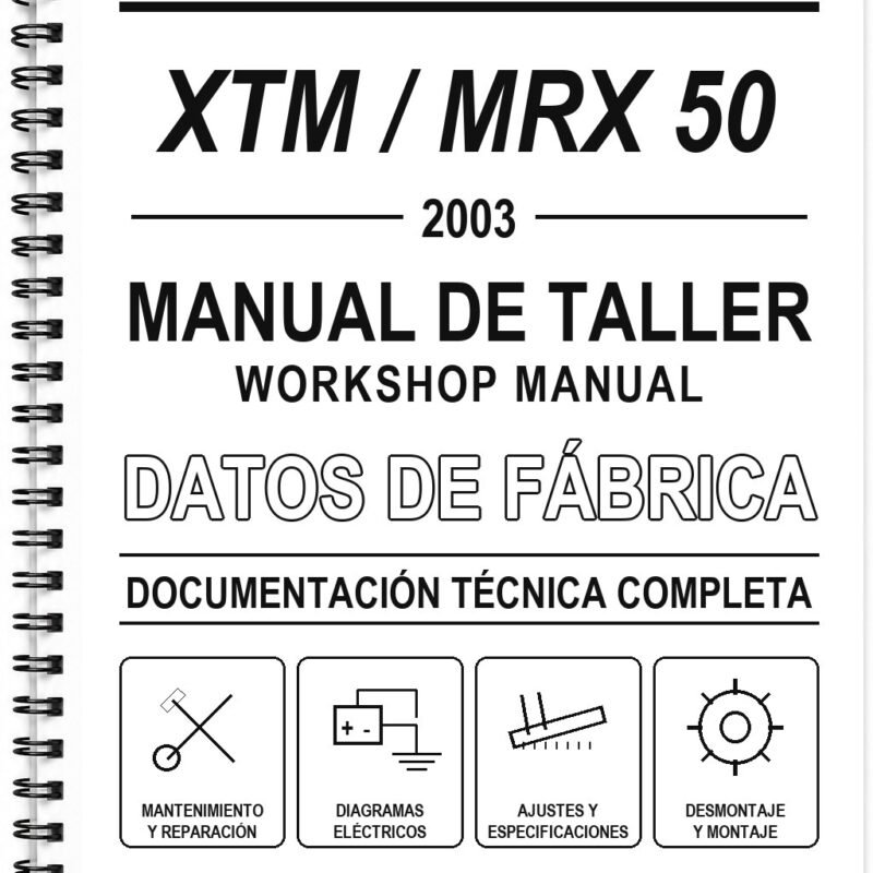 Manual de Taller Malaguti XTM / MRX 50 (2003)