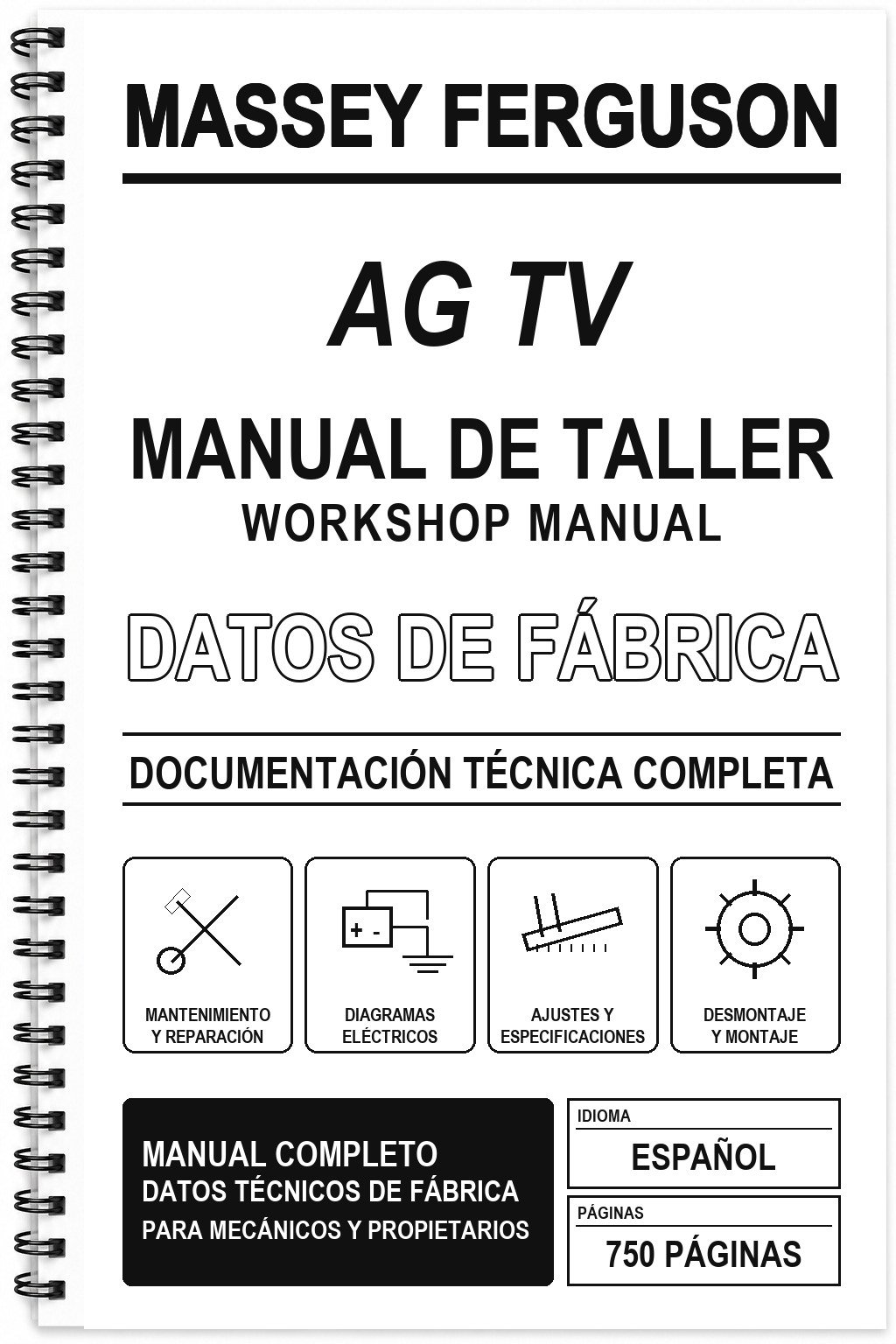 Manual de Taller Massey Ferguson AG TV