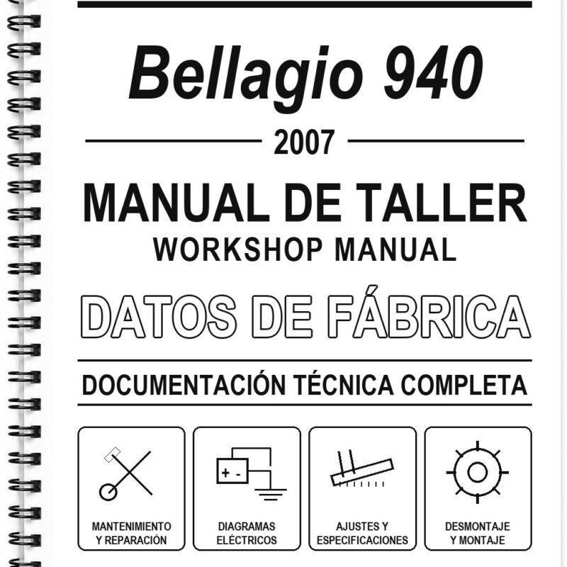 Manual de Taller Moto Guzzi Bellagio 940 (2007)