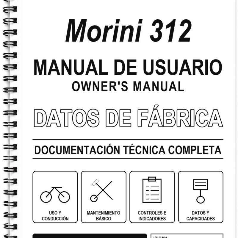 Manual de Usuario Moto Morini Morini 312 (Italiano)