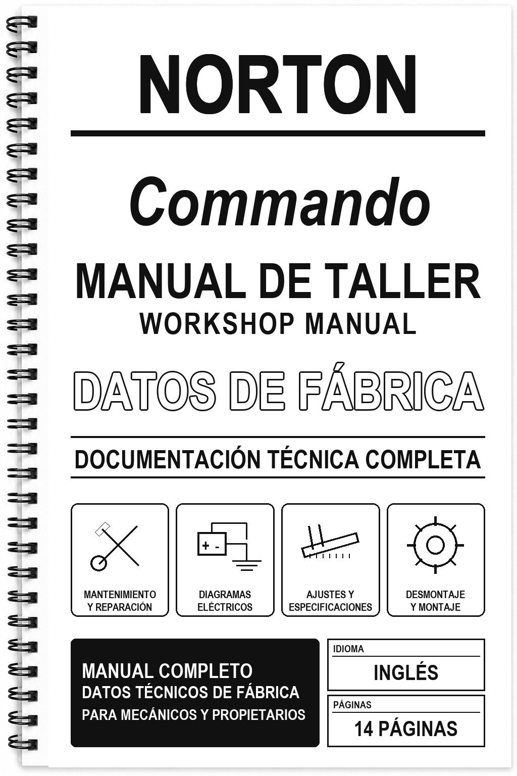 Manual de Taller Norton Commando (Inglés)