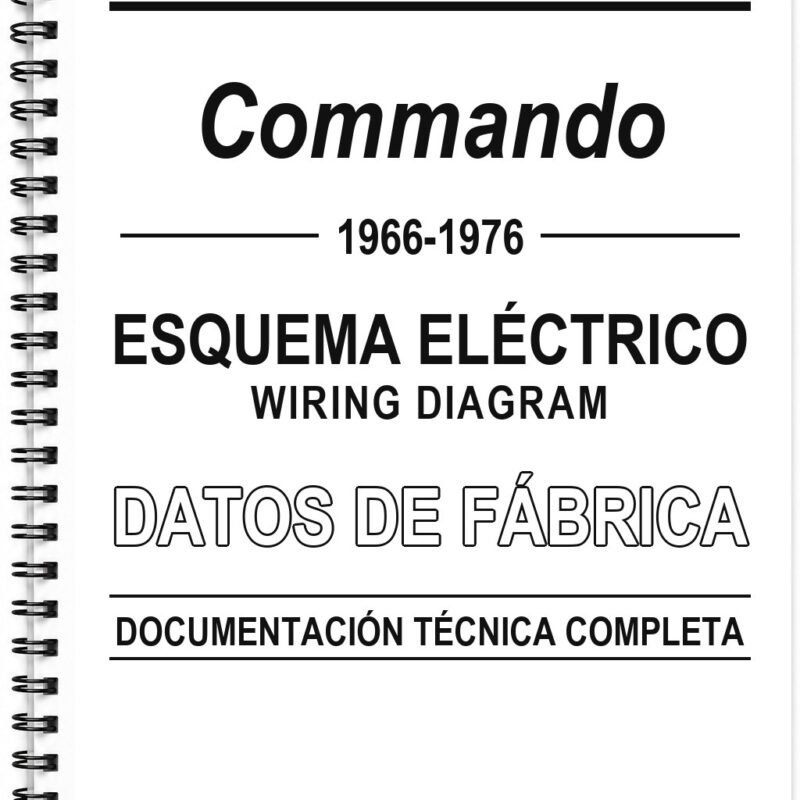 Esquema Eléctrico Norton Commando (1966-1976) (Inglés)