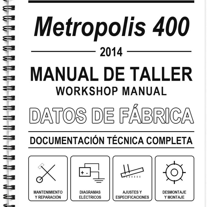 Manual de Taller Peugeot Metropolis 400 (2014)
