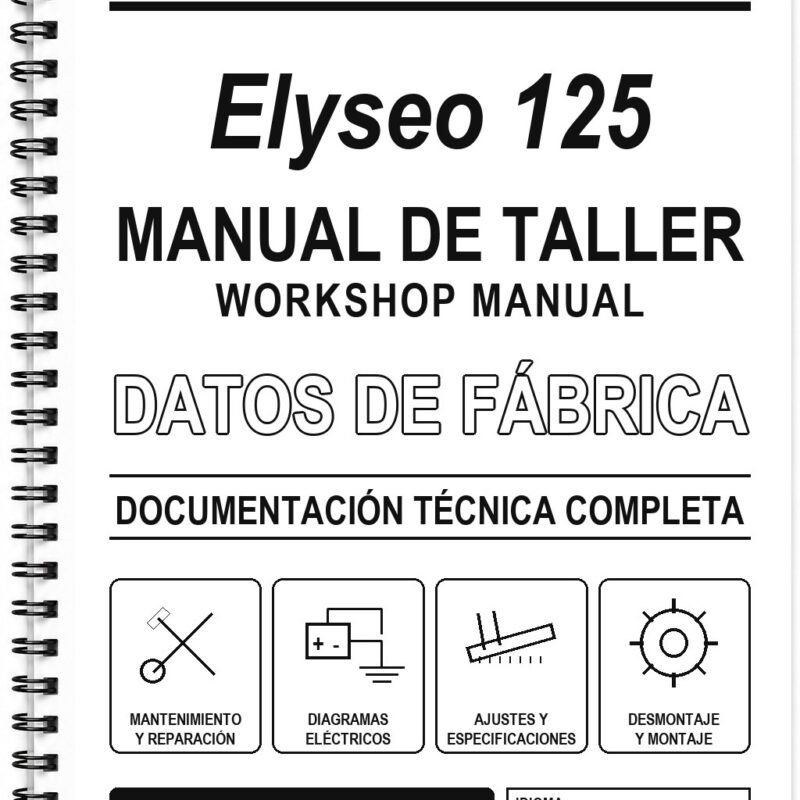 Manual de Taller Peugeot Elyseo 125 (Inglés)