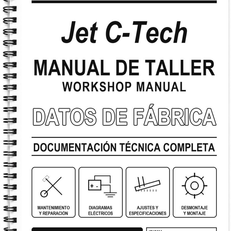 Manual de Taller Peugeot Jet C-Tech (Inglés)
