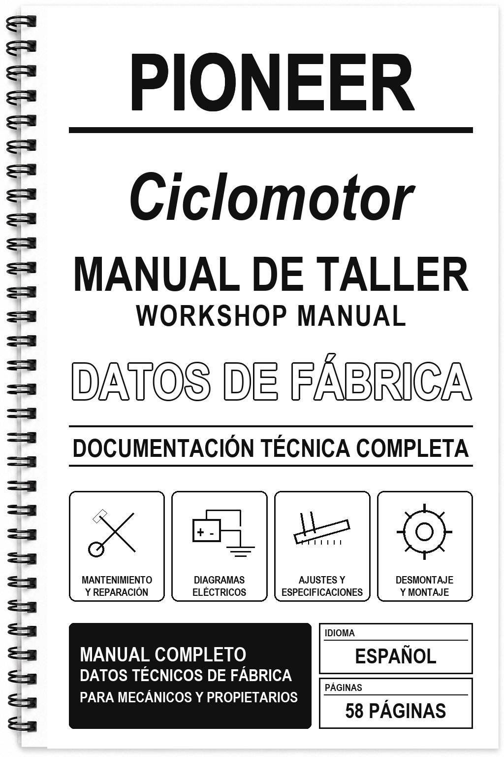 Manual de Taller Pioneer Ciclomotor