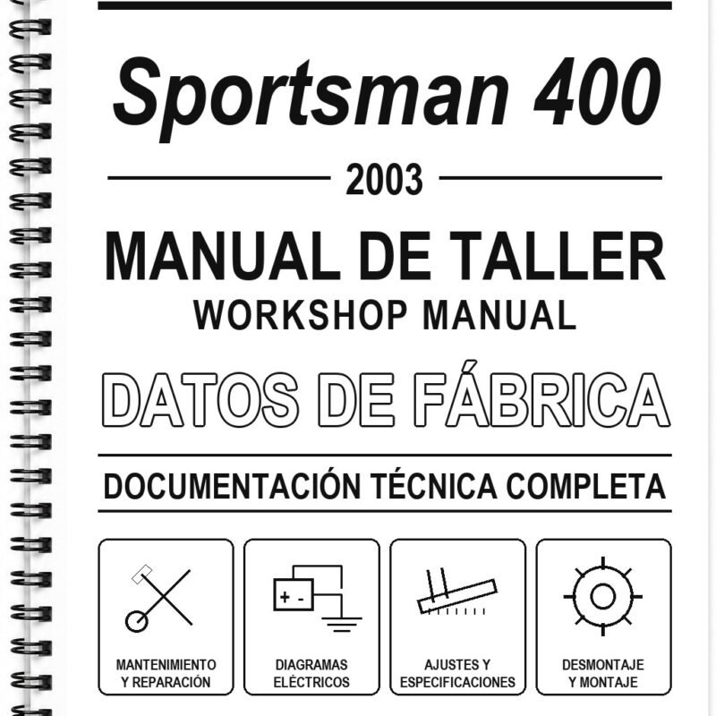 Manual de Taller Polaris Sportsman 400 (2003) (Inglés)