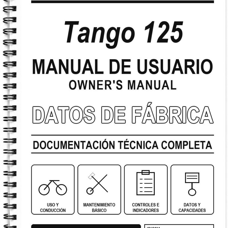 Manual de Usuario Rieju Tango 125
