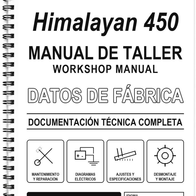 Manual de Taller Royal Enfield Himalayan 450 (Inglés)
