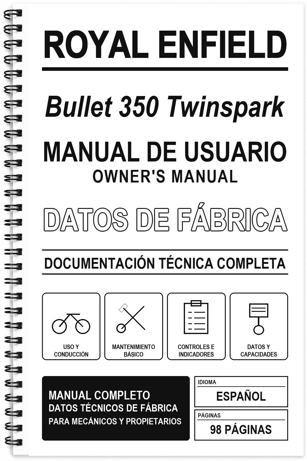 Manual de Usuario Royal Enfield Bullet 350 Twinspark