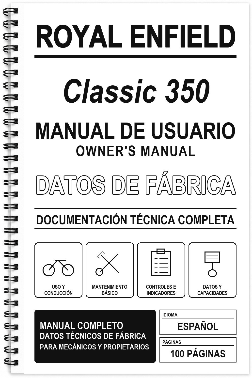 Manual de Usuario Royal Enfield Classic 350