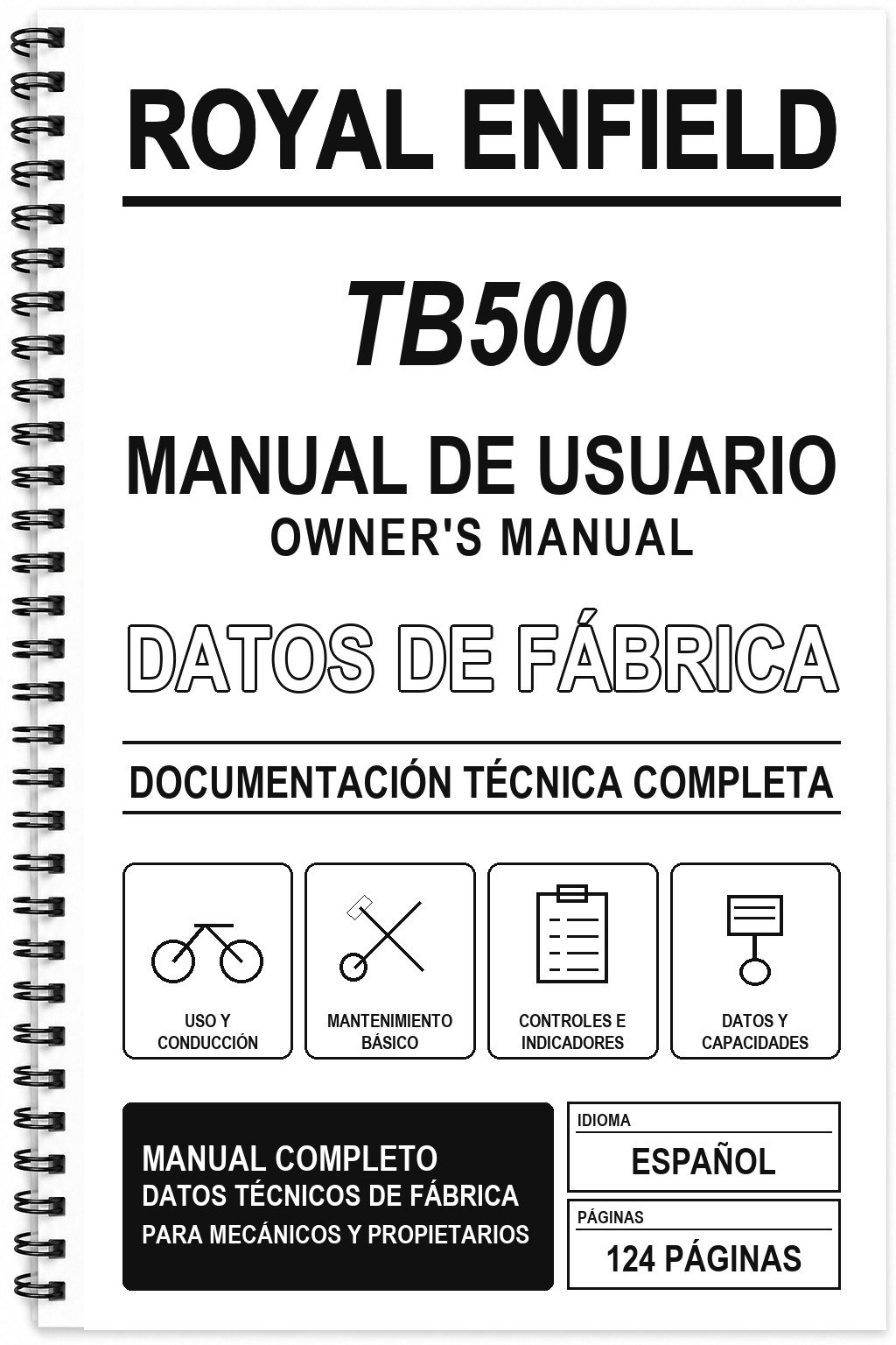 Manual de Usuario Royal Enfield TB500