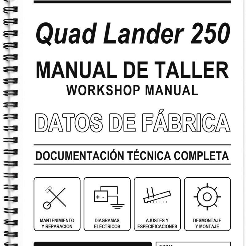 Manual de Taller SYM Quad Lander 250 (Inglés)