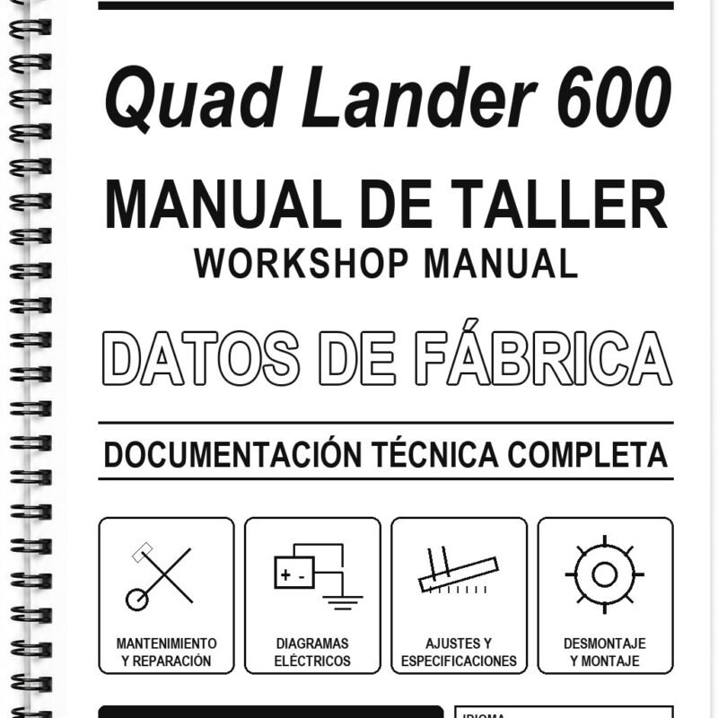 Manual de Taller SYM Quad Lander 600 (Inglés)