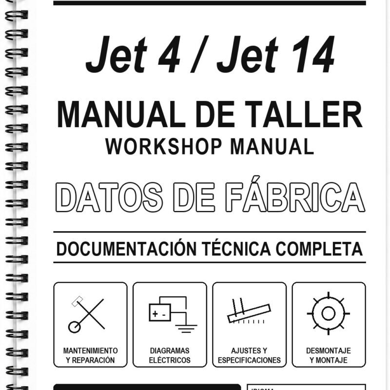 Manual de Taller SYM Jet 4 / Jet 14 (Inglés)