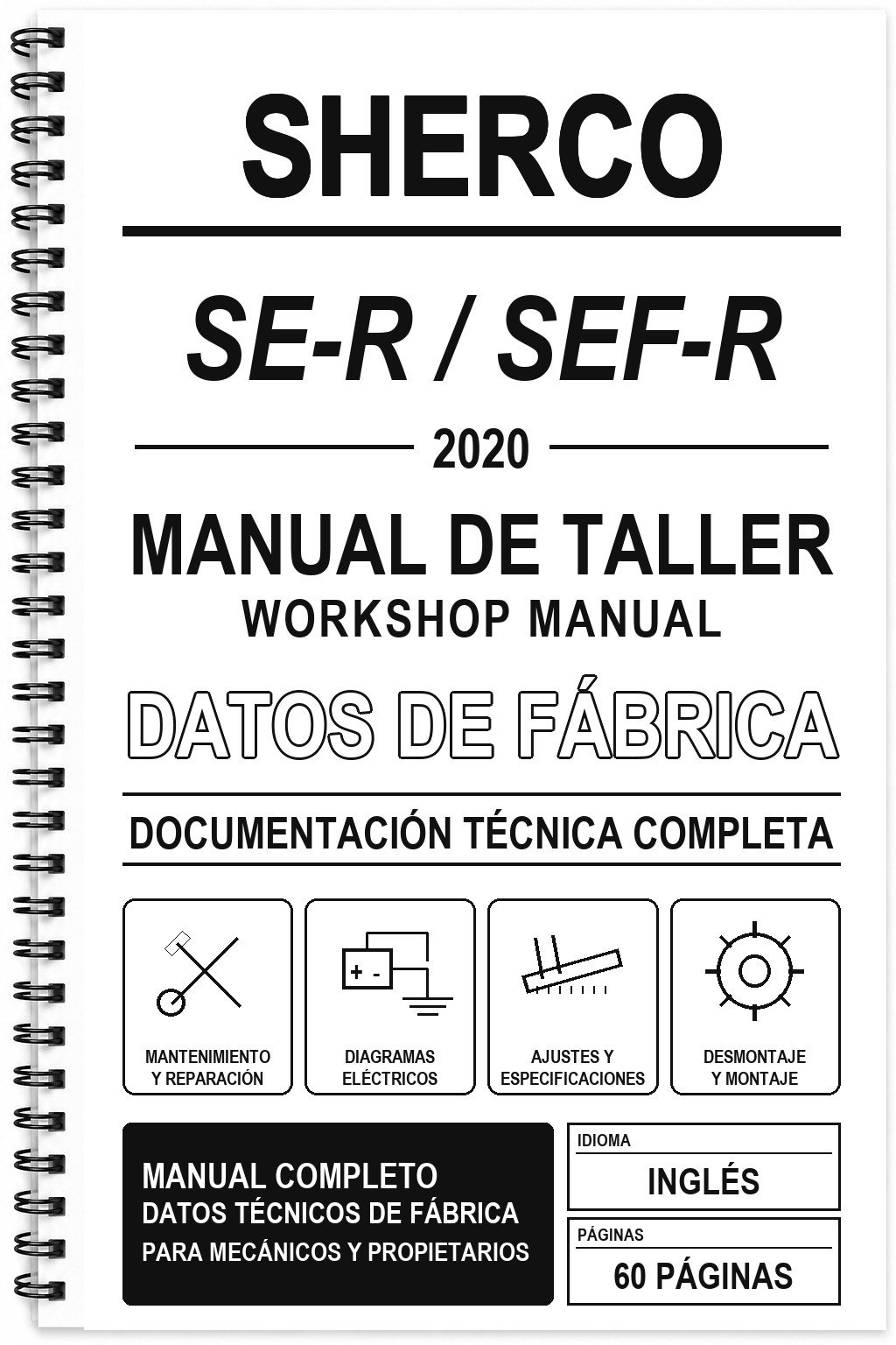 Manual de Taller Sherco SE-R / SEF-R (2020) (Inglés)