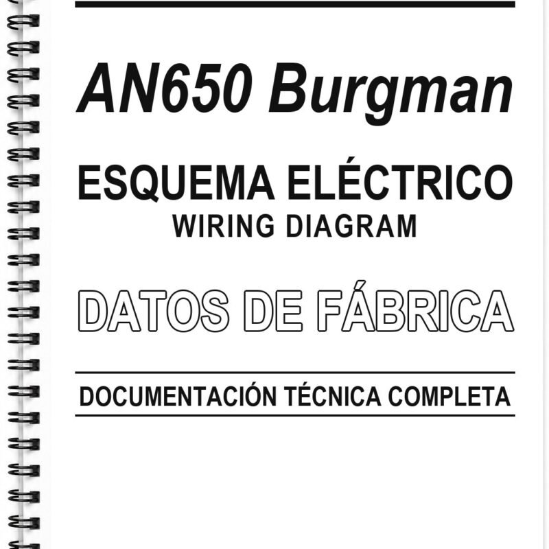 Esquema Eléctrico Suzuki AN650 Burgman