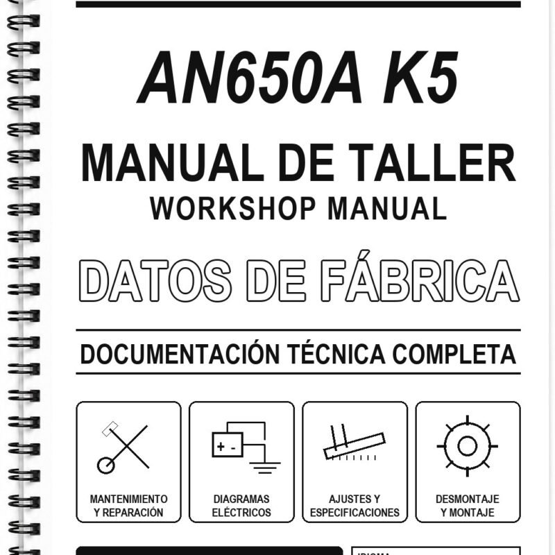 Manual de Taller Suzuki AN650A K5